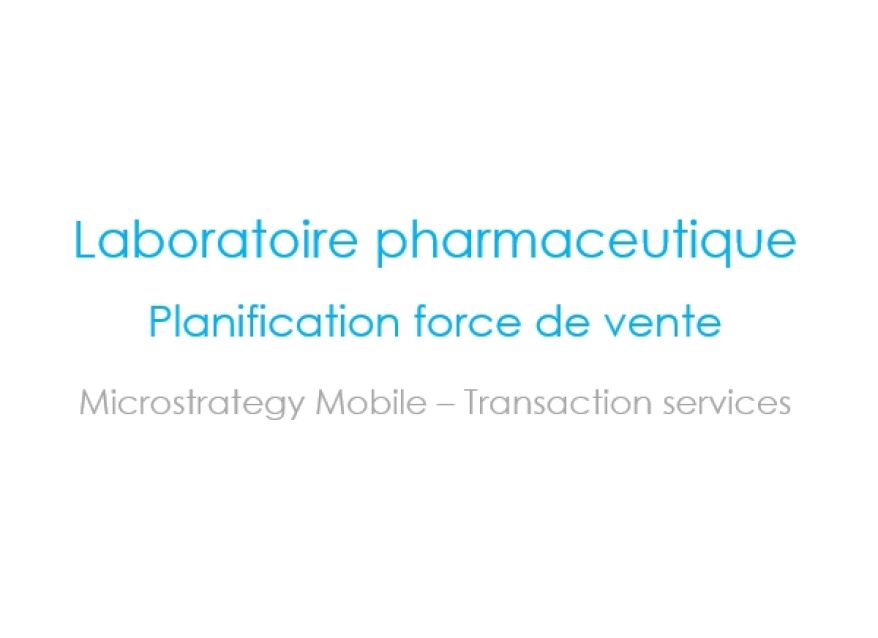 Transaction Services – Pharma – Plan commercial