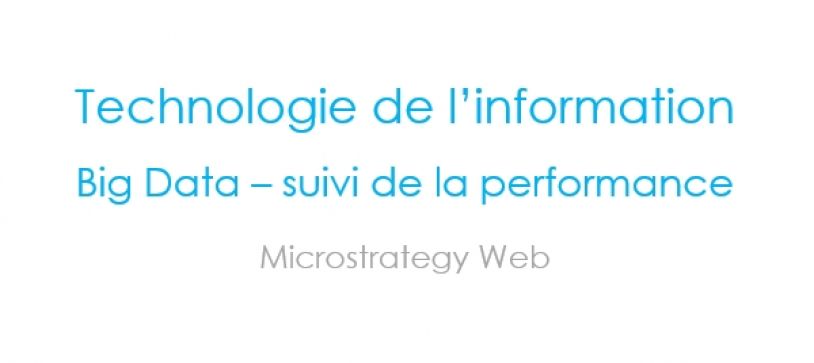 Microstrategy Mobile – Pharma – Suivi des Ventes